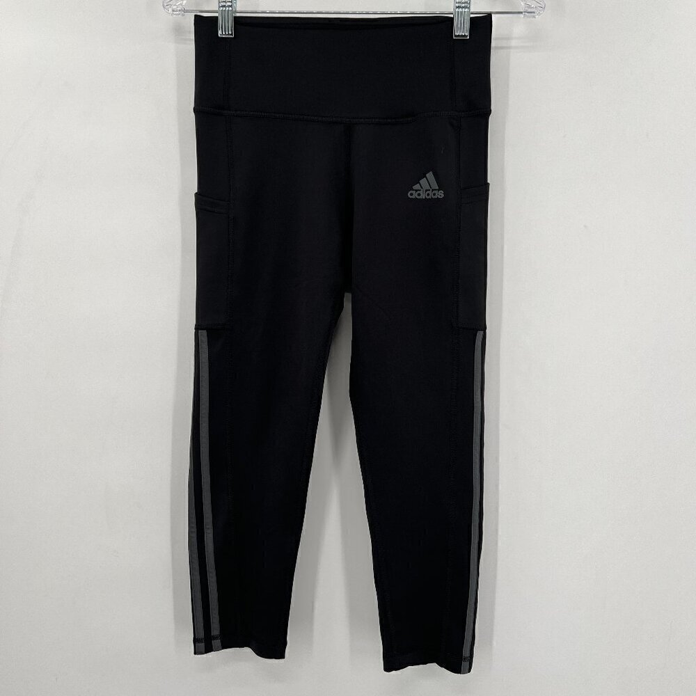 Adidas Women's Primegreen Leggings Aeroready Black/Gray Size S